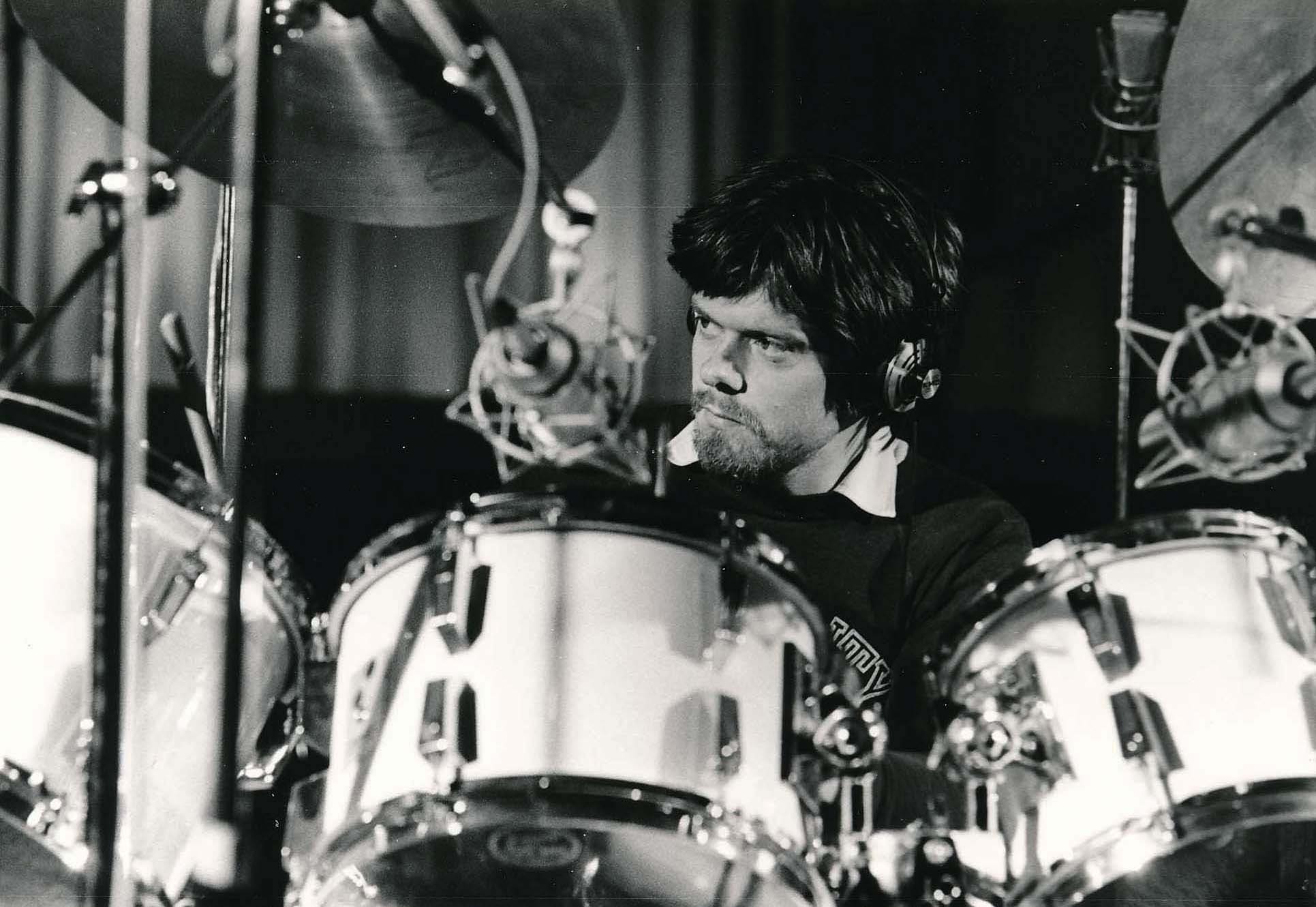 Gert Smedegaard at Easy Sound Studios, 1981