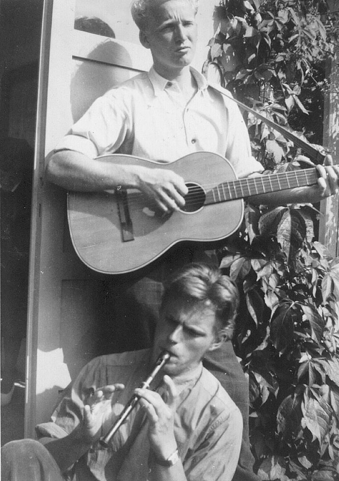 ony Vejslev og Frank Jæger i Farum i slutningen af 1940'erne