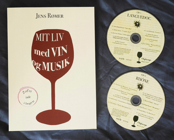 Vin og Musik book cover and CDs